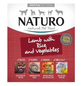 Naturo Dog Trays - Adult Lamb & Rice with Veg 400g