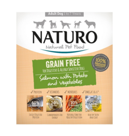 Naturo Dog Trays - GF Salmon & Potato with Veg 400g