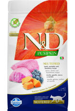 farmina N&D Pumpkin Cat Lamb and Blueberry AD Neutered
