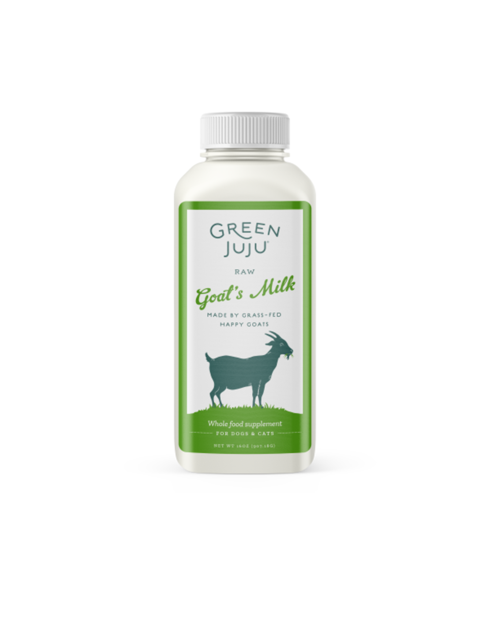 Green JuJu Dog/Cat Raw Goat's Milk 16 oz