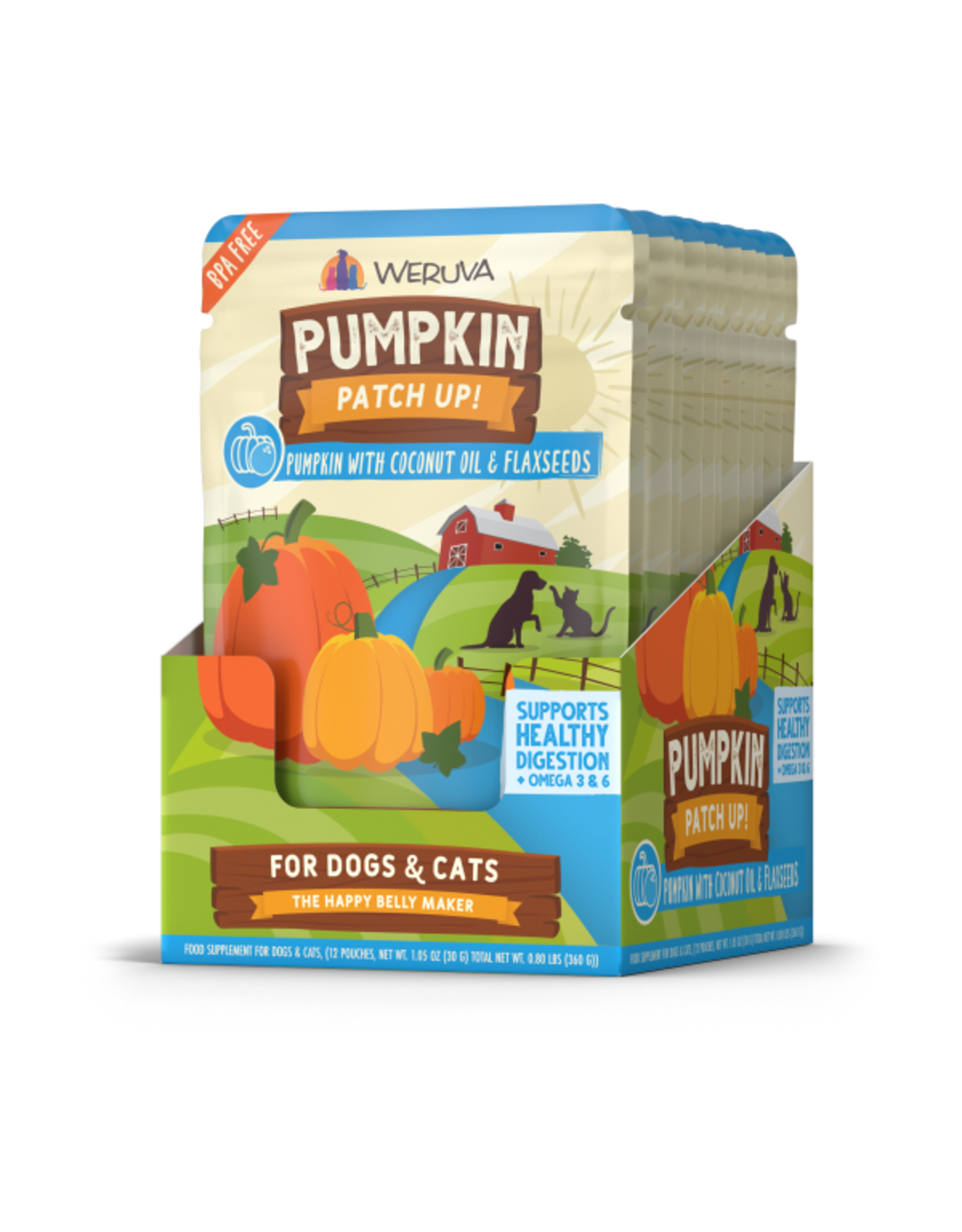 Weruva Cat/Dog Pumpkin Patch Up w Coconut&Flax 1.05oz