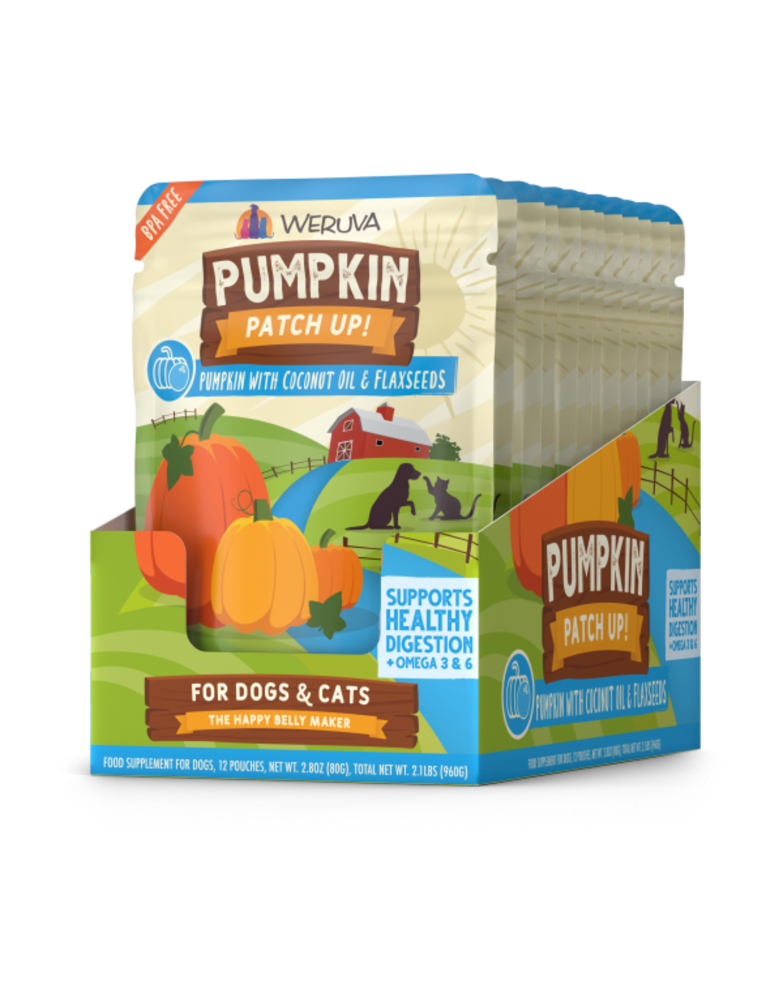 Cat/Dog Pumpkin Patch Up w Coconut&Flax 2.8 oz