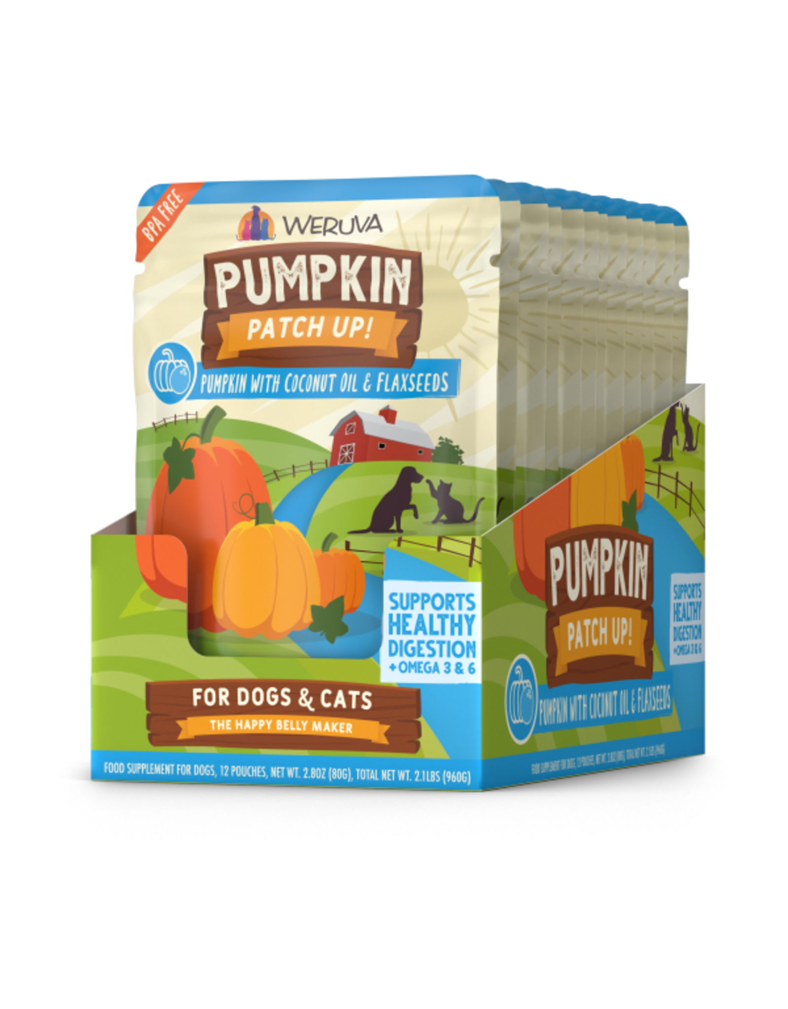 Weruva Cat/Dog Pumpkin Patch Up w Coconut&Flax 2.8 oz