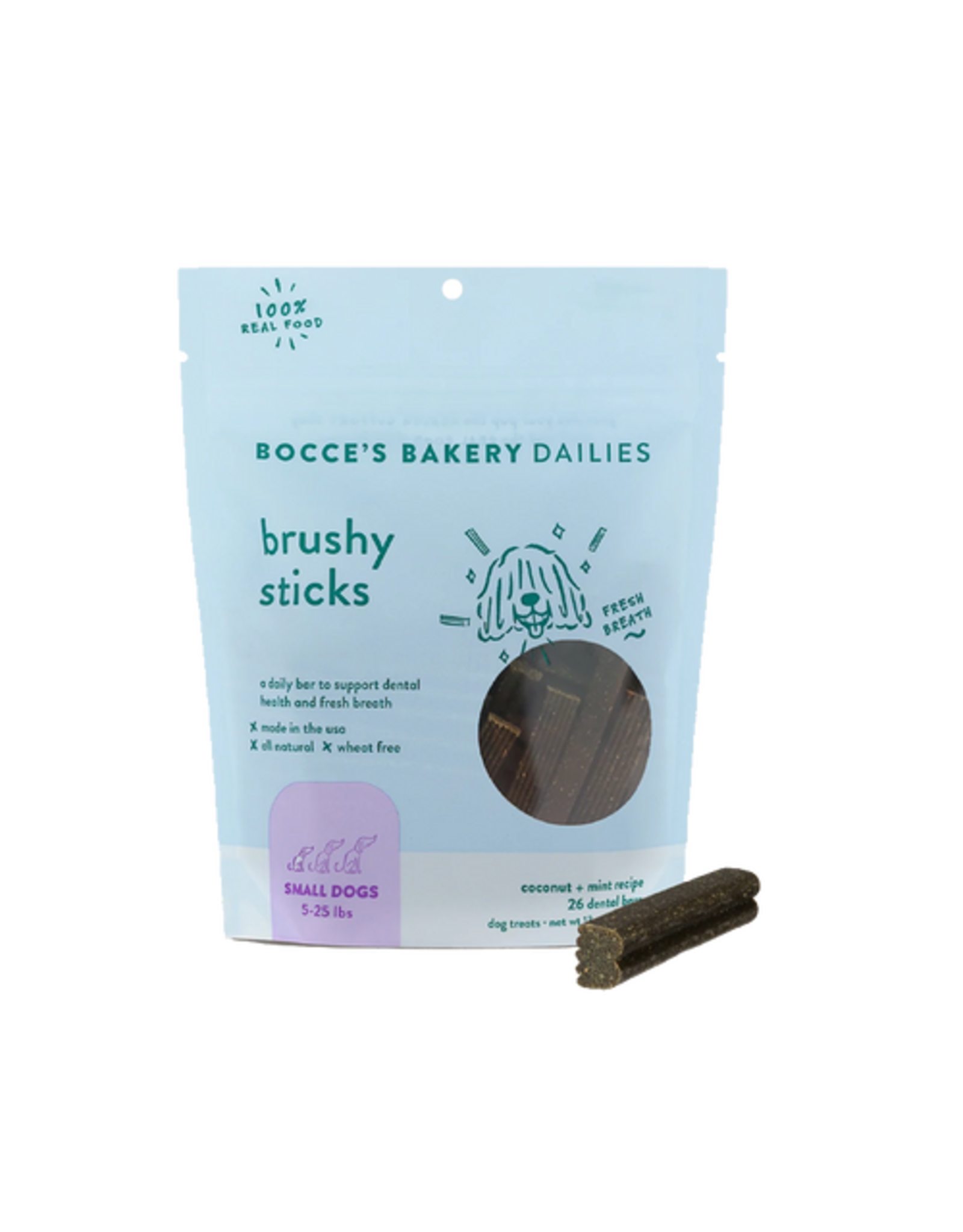 Bocce's Bakery Dog Dailies Brushy Sticks