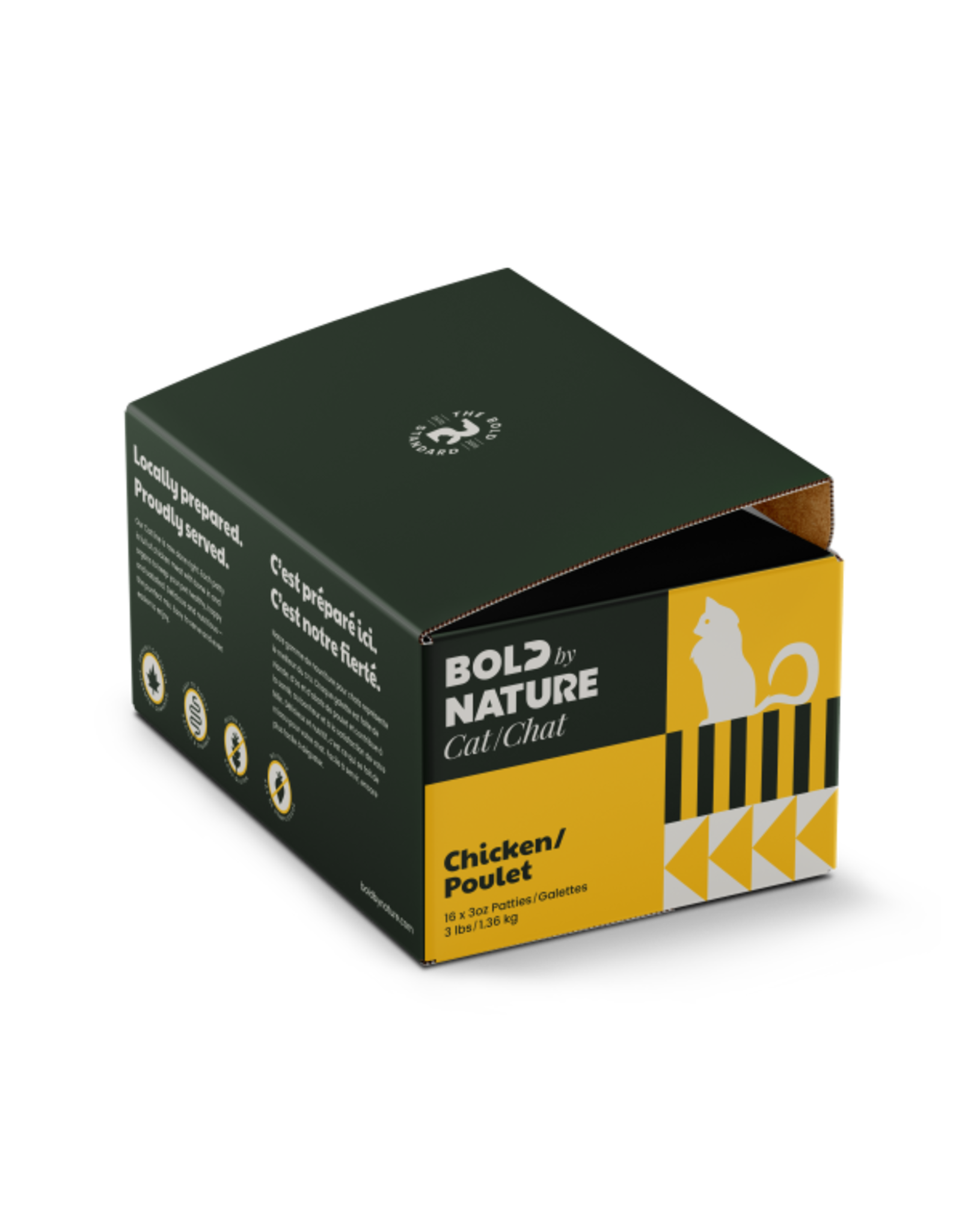 Bold by Nature Cat Chicken Patties 3lb