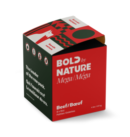 Bold by Nature Dog Mega Beef Patties 4lb