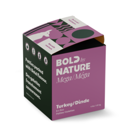 Bold by Nature Dog Mega Turkey Patties 4lb