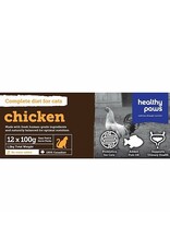 Healthy Paws Complete Dinner Chicken 12/100g - Cat
