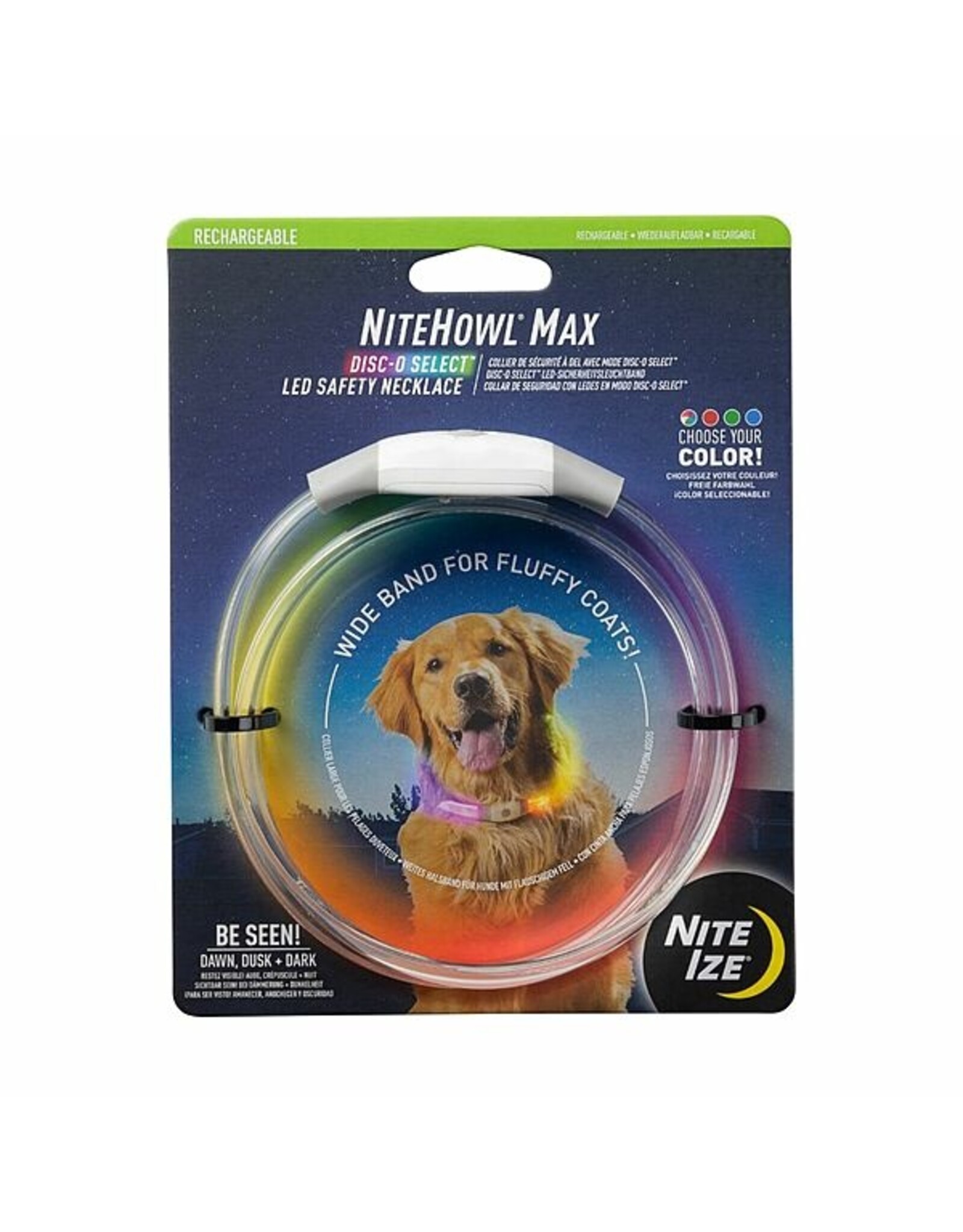 Nite Ize NiteHowl Max Rechargeable LED Safety Necklace