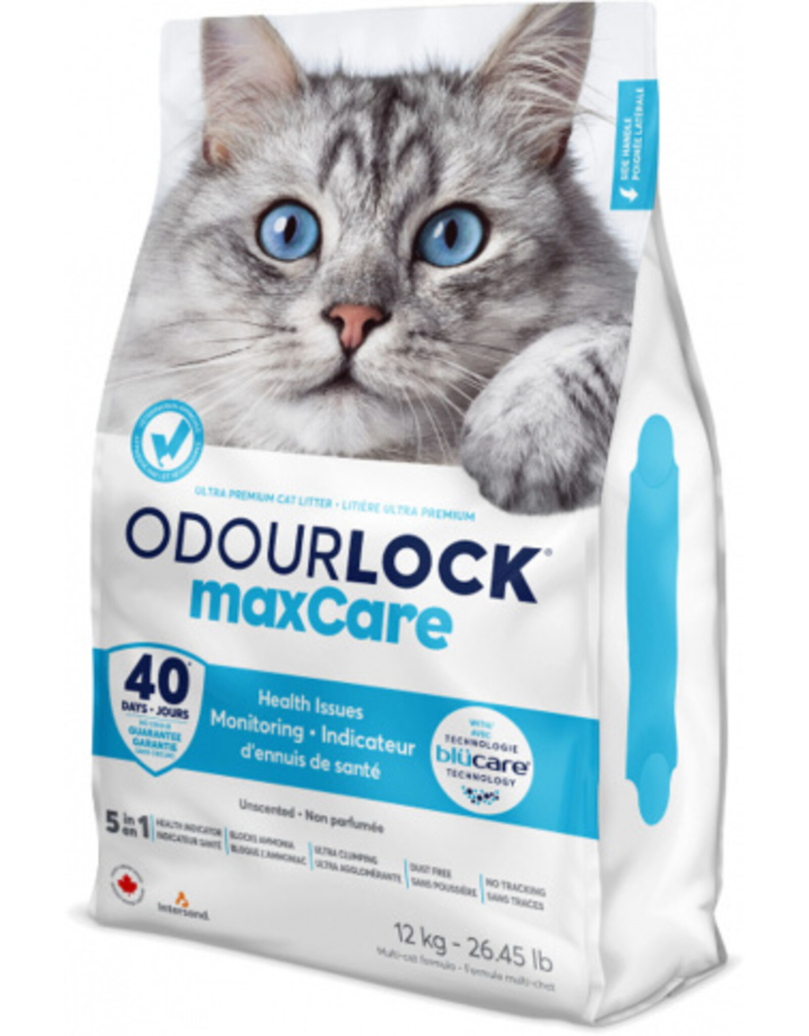 Intersand ODOURLOCK Maxcare Unscented Litter 12kg