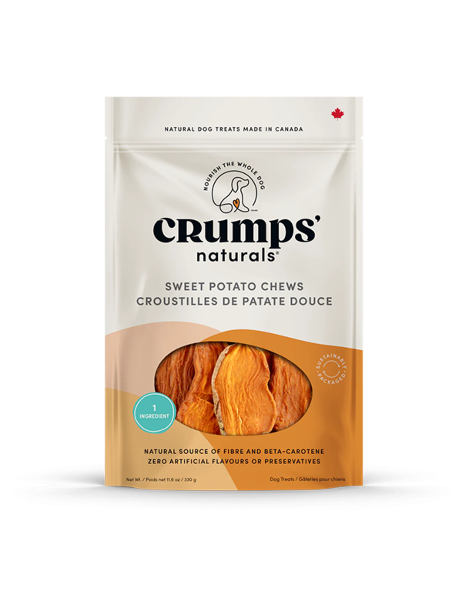 Crumps' Naturals Dog Sweet Potato Chews 11.6 oz