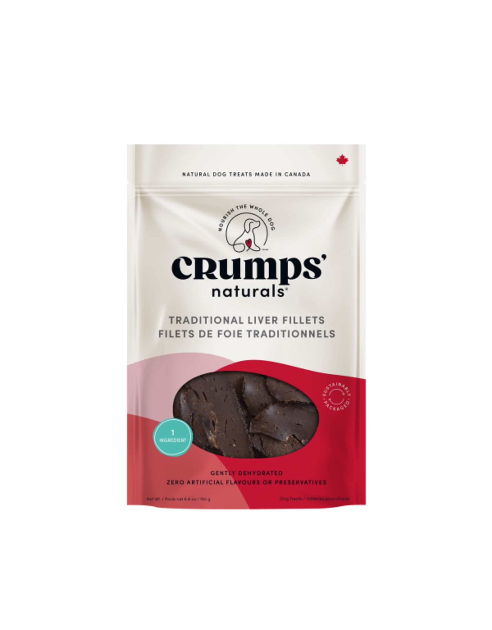 Crumps' Naturals Dog Traditional Liver Fillets 192g