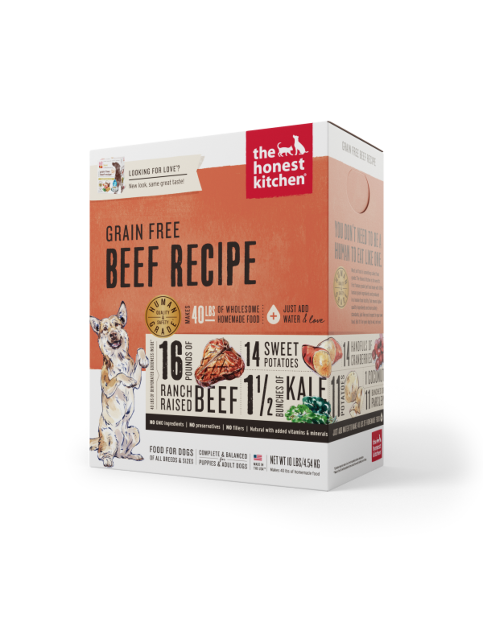 The Honest Kitchen Dog Dehydrated GF Beef 10 lb