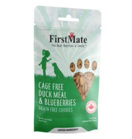 FirstMate Cage Free Duck & Blueberries Cookies 8 oz