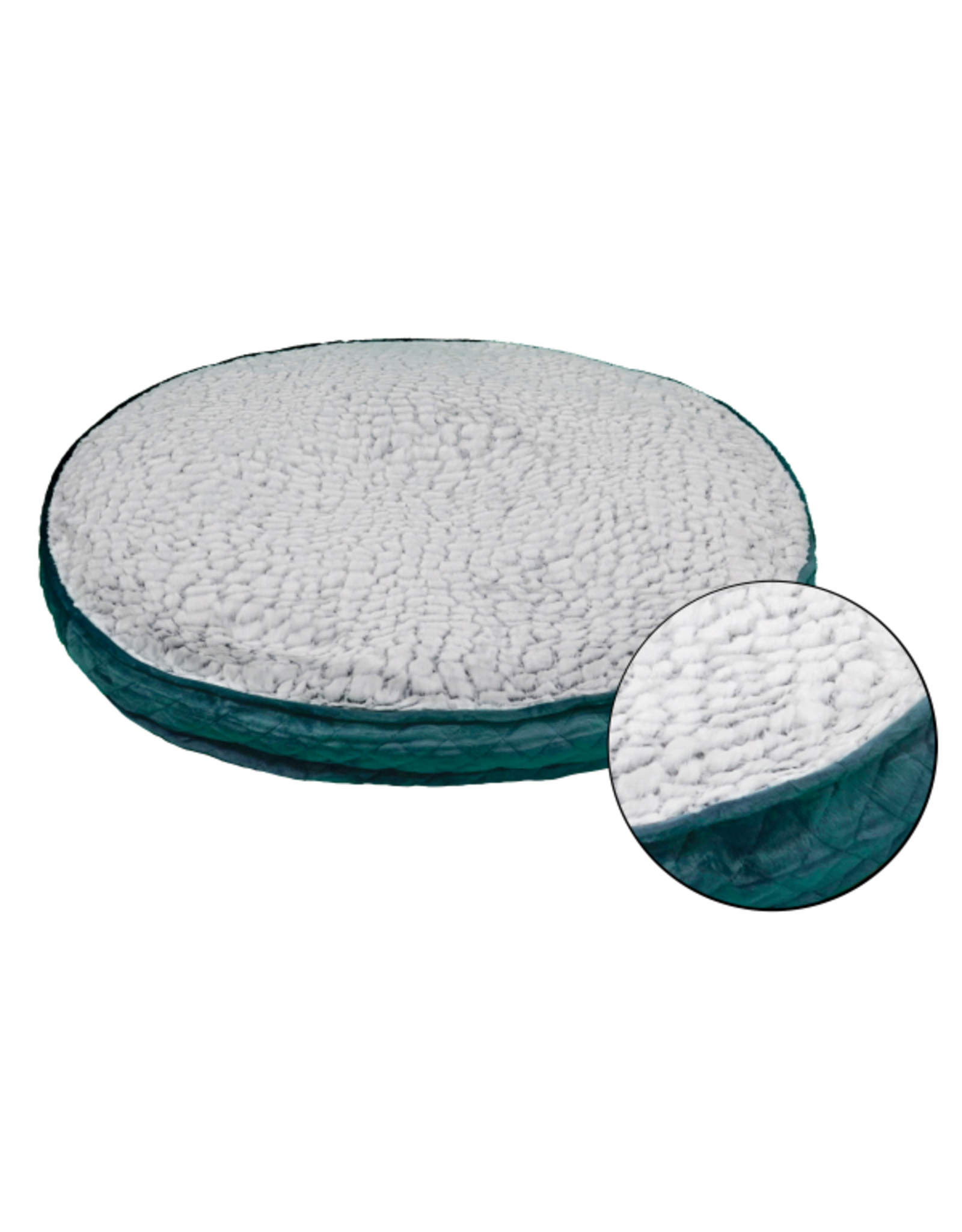 Pure Comfort Accented Round Bed 36" Teal