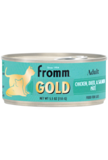 Fromm Cat Gold Adult Chicken Duck & Salmon Pate 5.5 oz