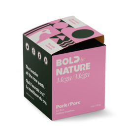 Bold by Nature Dog Mega Pork Patties 4lb