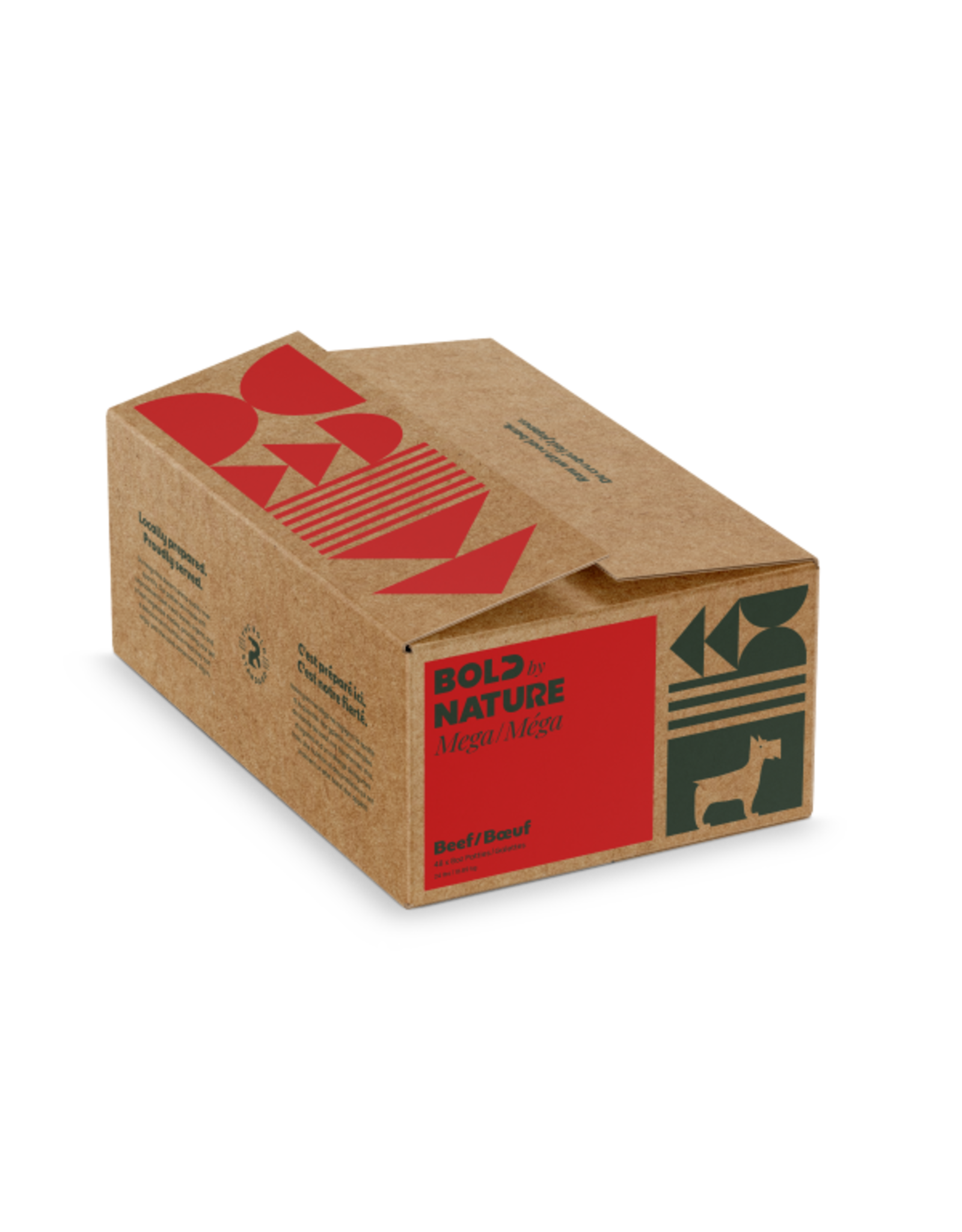 Bold by Nature Dog Mega Beef Patties 24lb