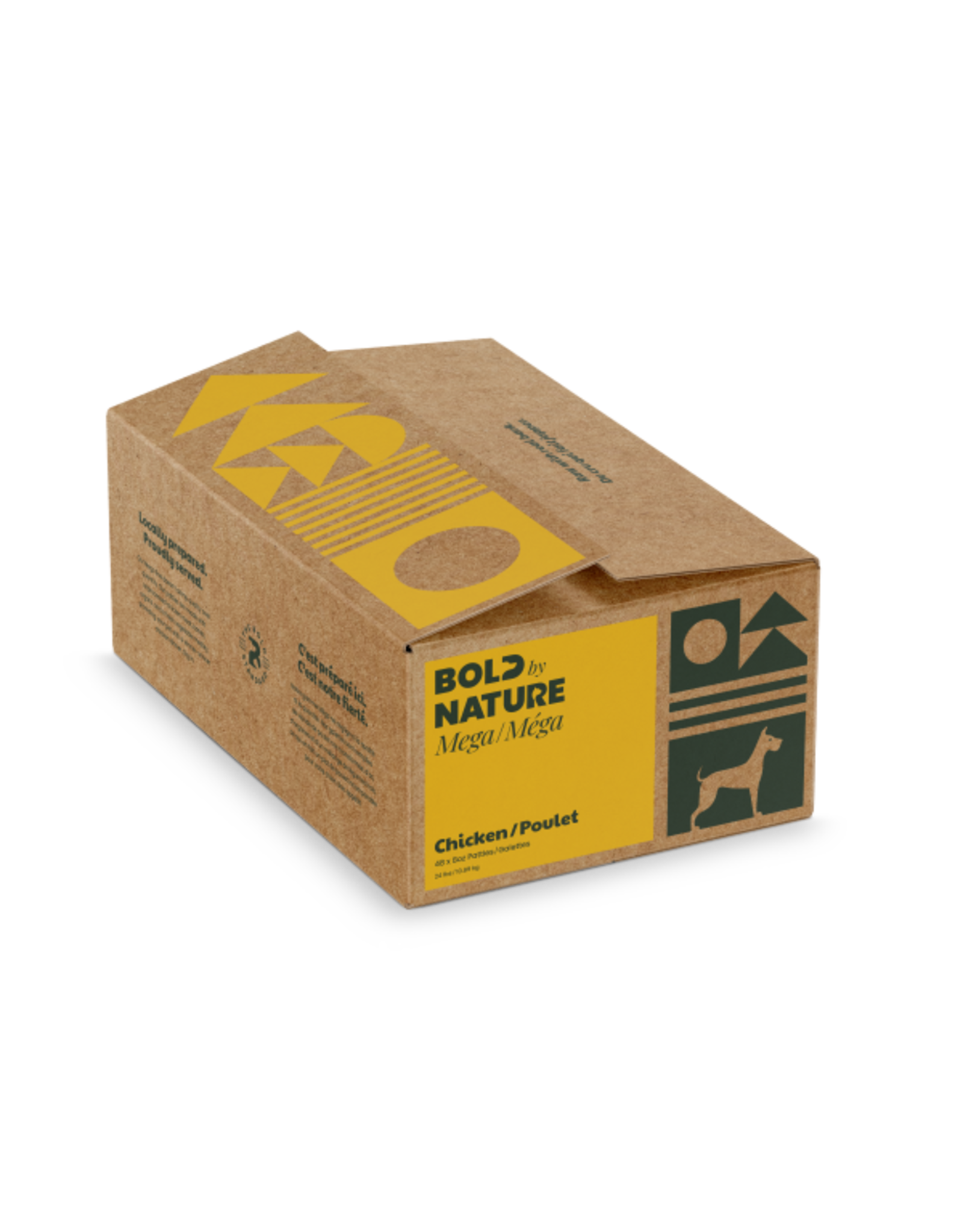 Bold by Nature Dog Mega Chicken Patties 24lb