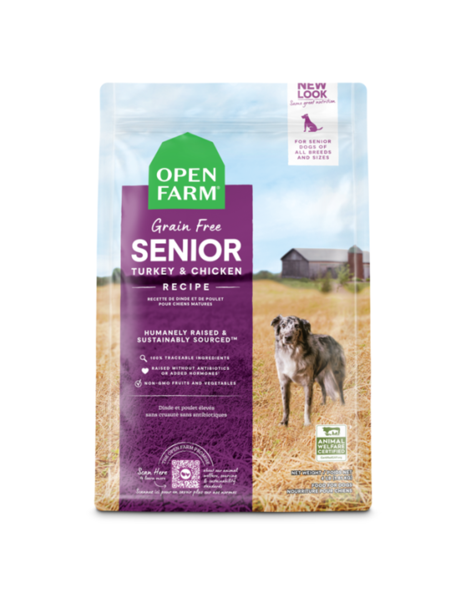 Open Farm Dog GF Senior Turkey & Chicken 4lb
