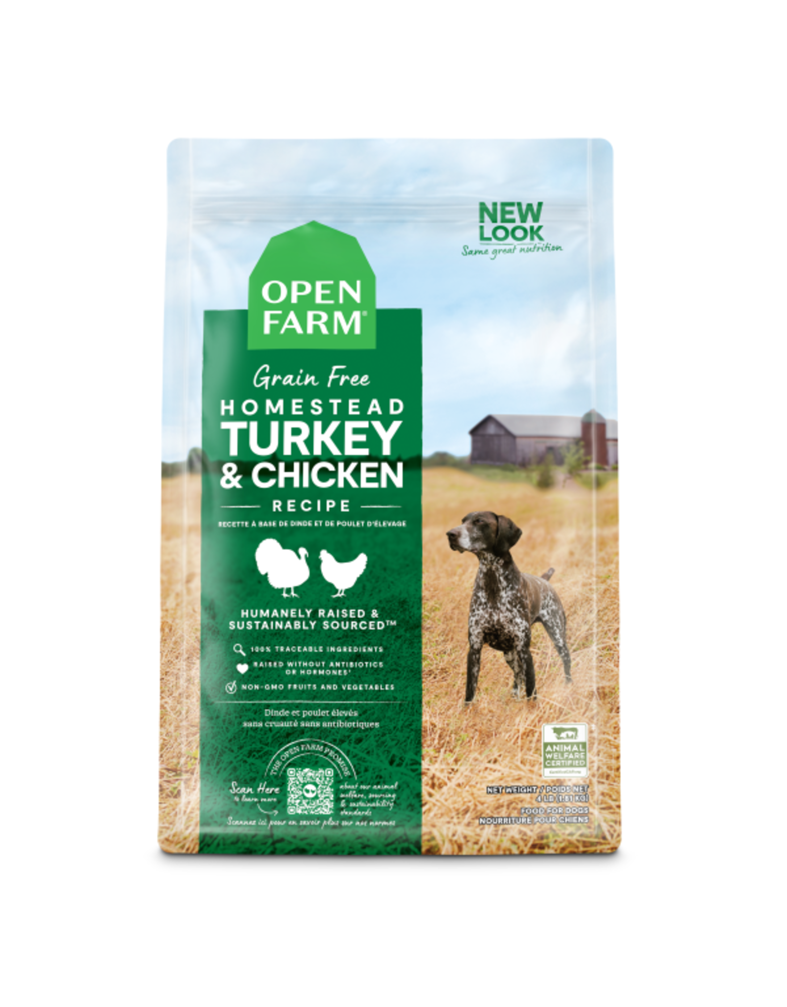 Open Farm Dog GF Homestead Turkey & Chicken