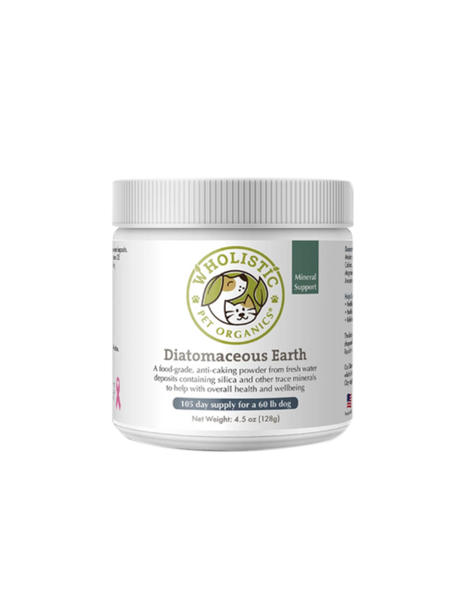 Wholistic Pet Organics Diatomaceous Earth 13oz