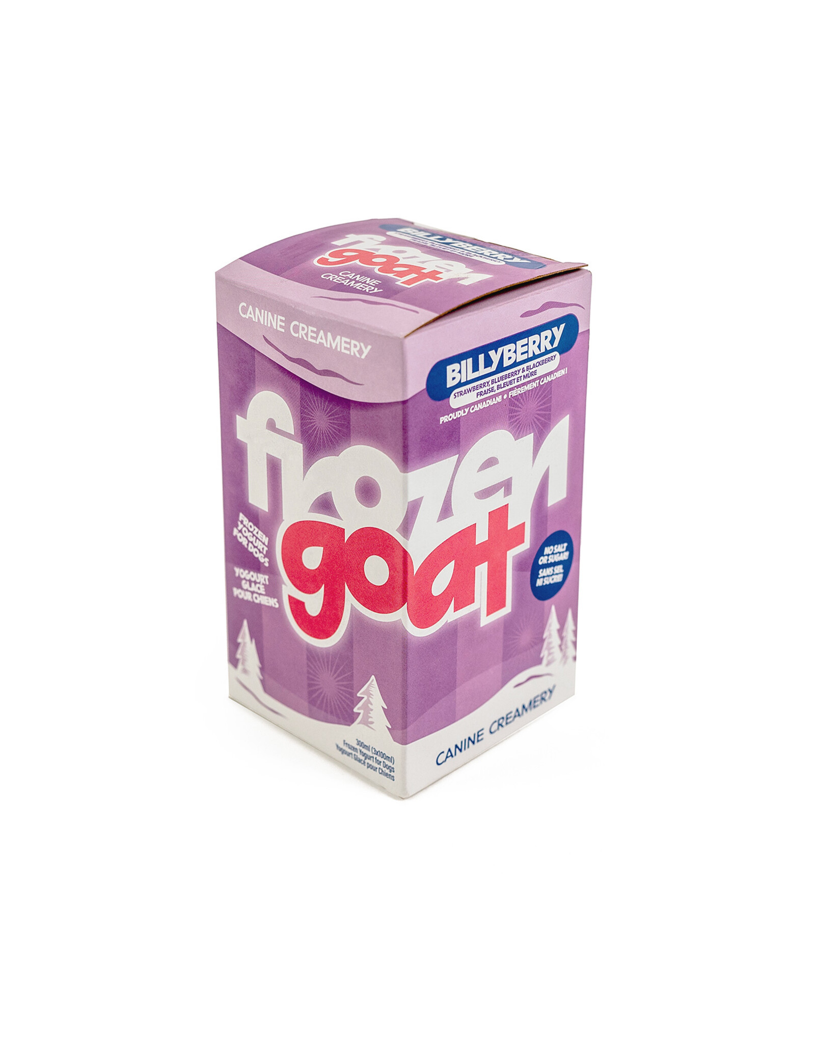 Frozen Goat Yogurt: Billyberry – 300ml