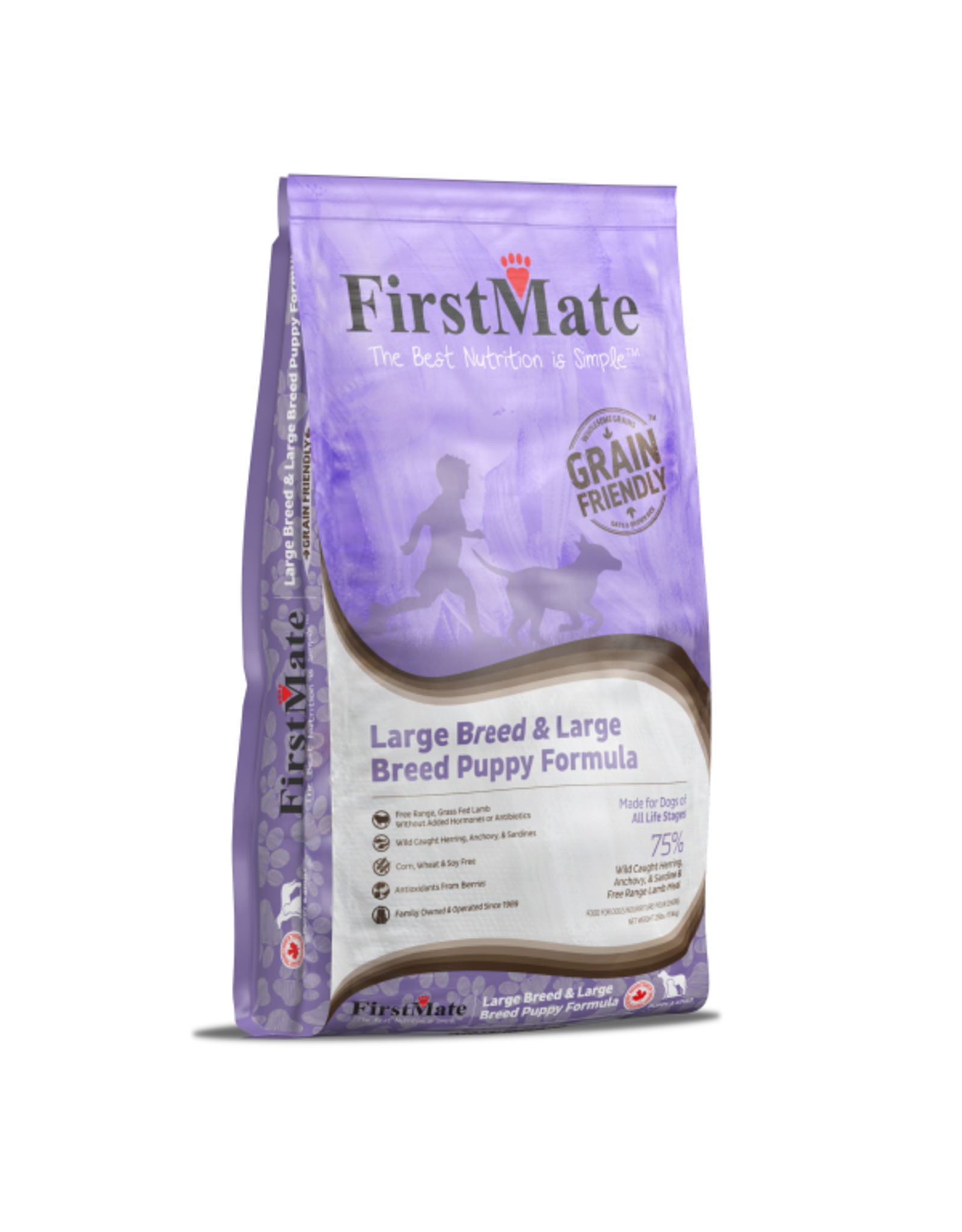 FirstMate GFriendly Large Breed Puppy + Adult 25 lb