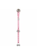 PoochieBells Let's go out Door Training Bells - Signature Tracks Pink 25"