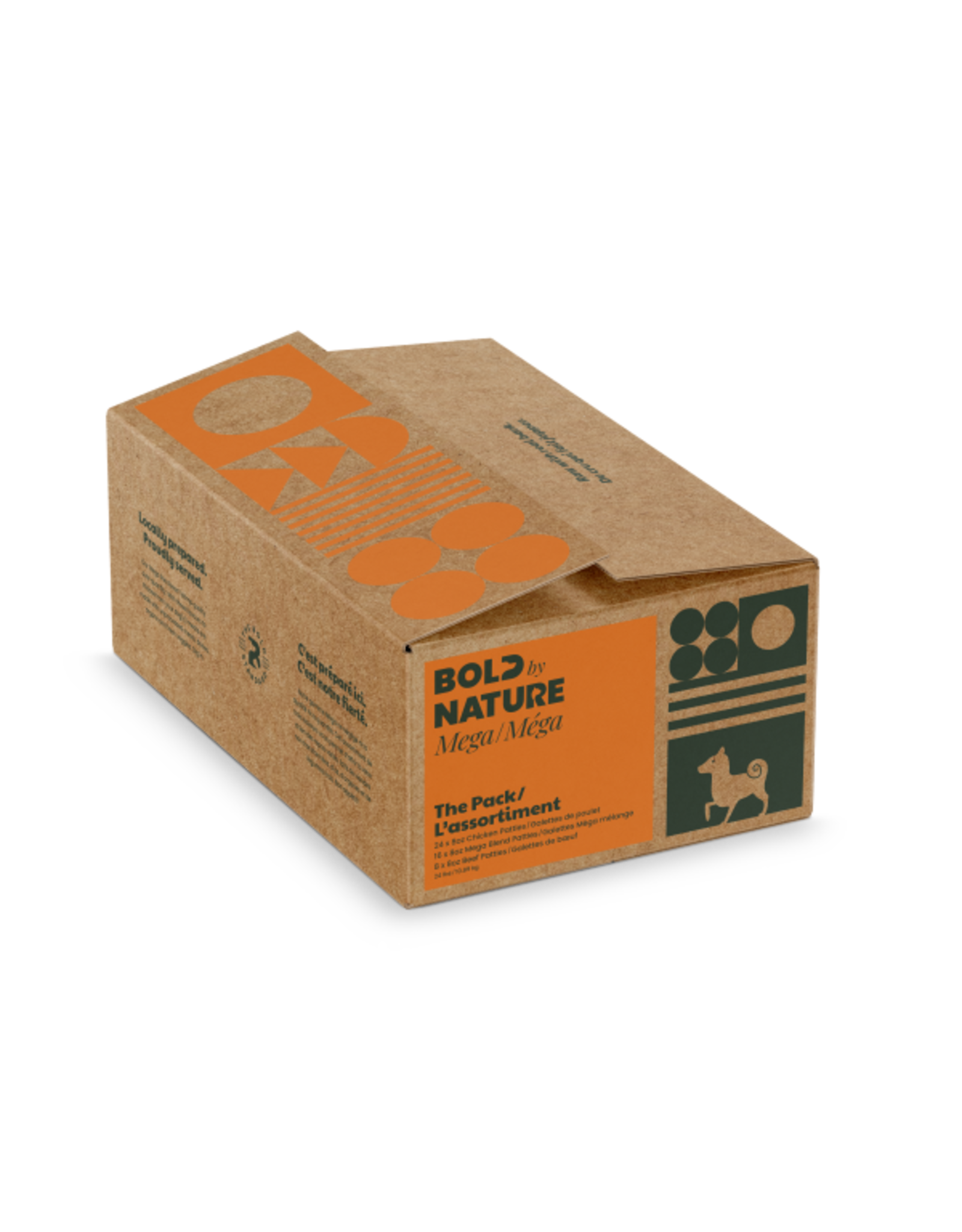 Bold by Nature Dog Mega Variety Pack w/ Chkn Patties 24lb
