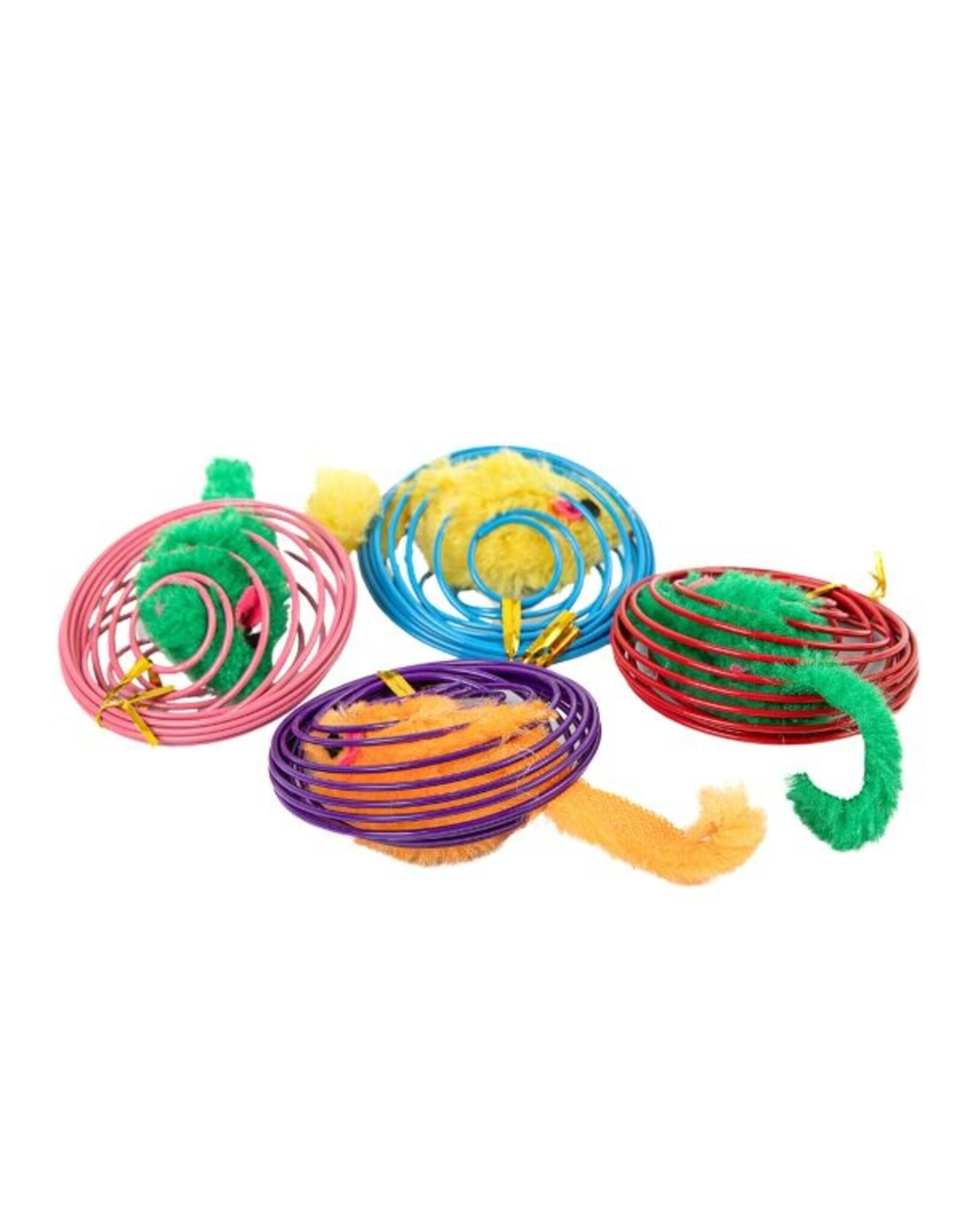 BrookBrand Pets Springy Mouse Ball Assorted (1pc)