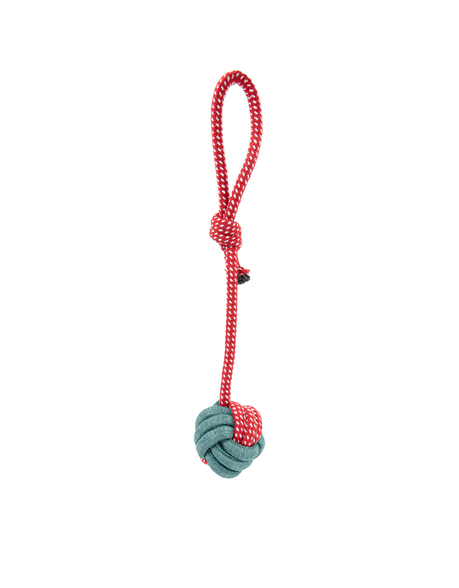 BrookBrand Pets Red Rope Knot Ball