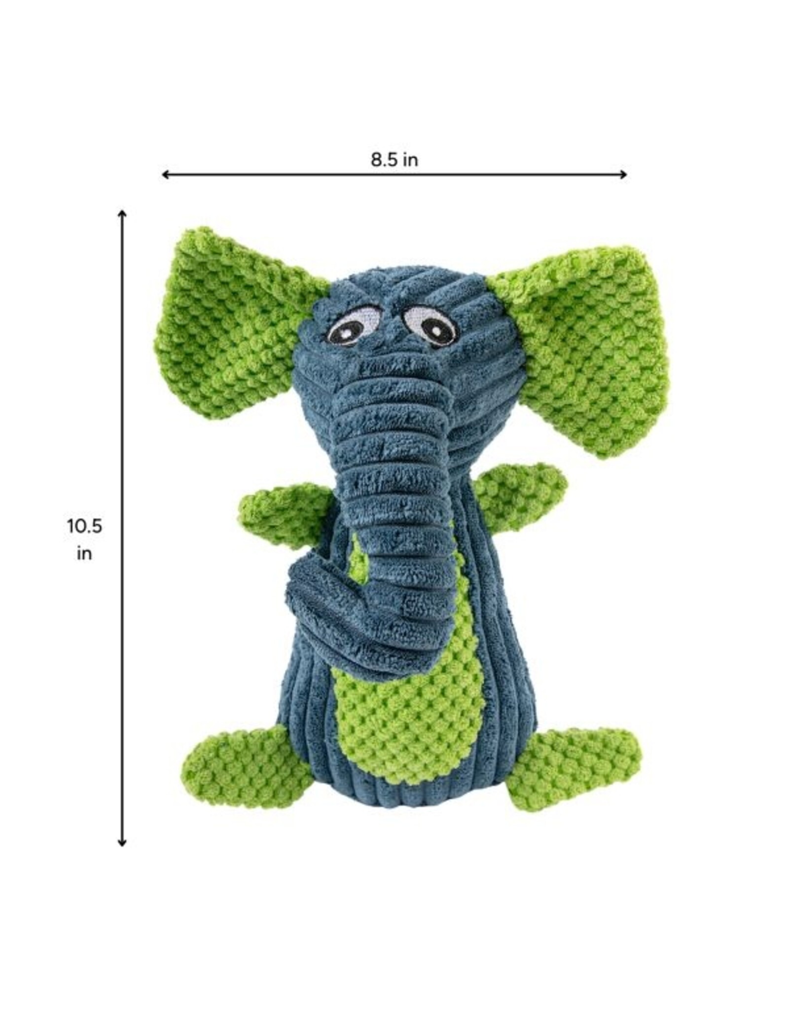 BrookBrand Pets Elephant Plush Squeaker