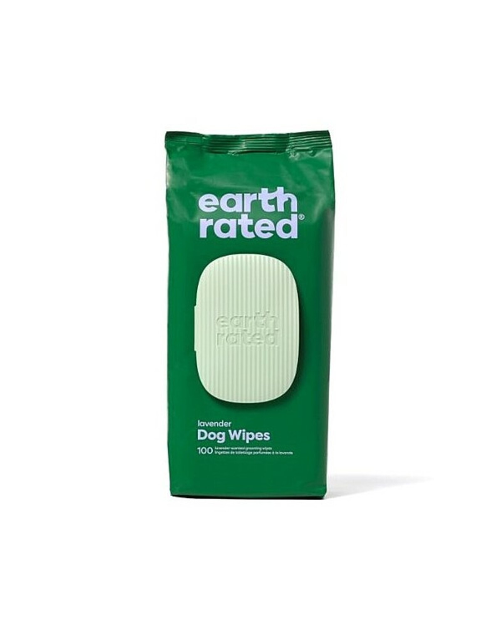 Earth Rated Compostable Pet Wipes Lavender 8x8" 100PK