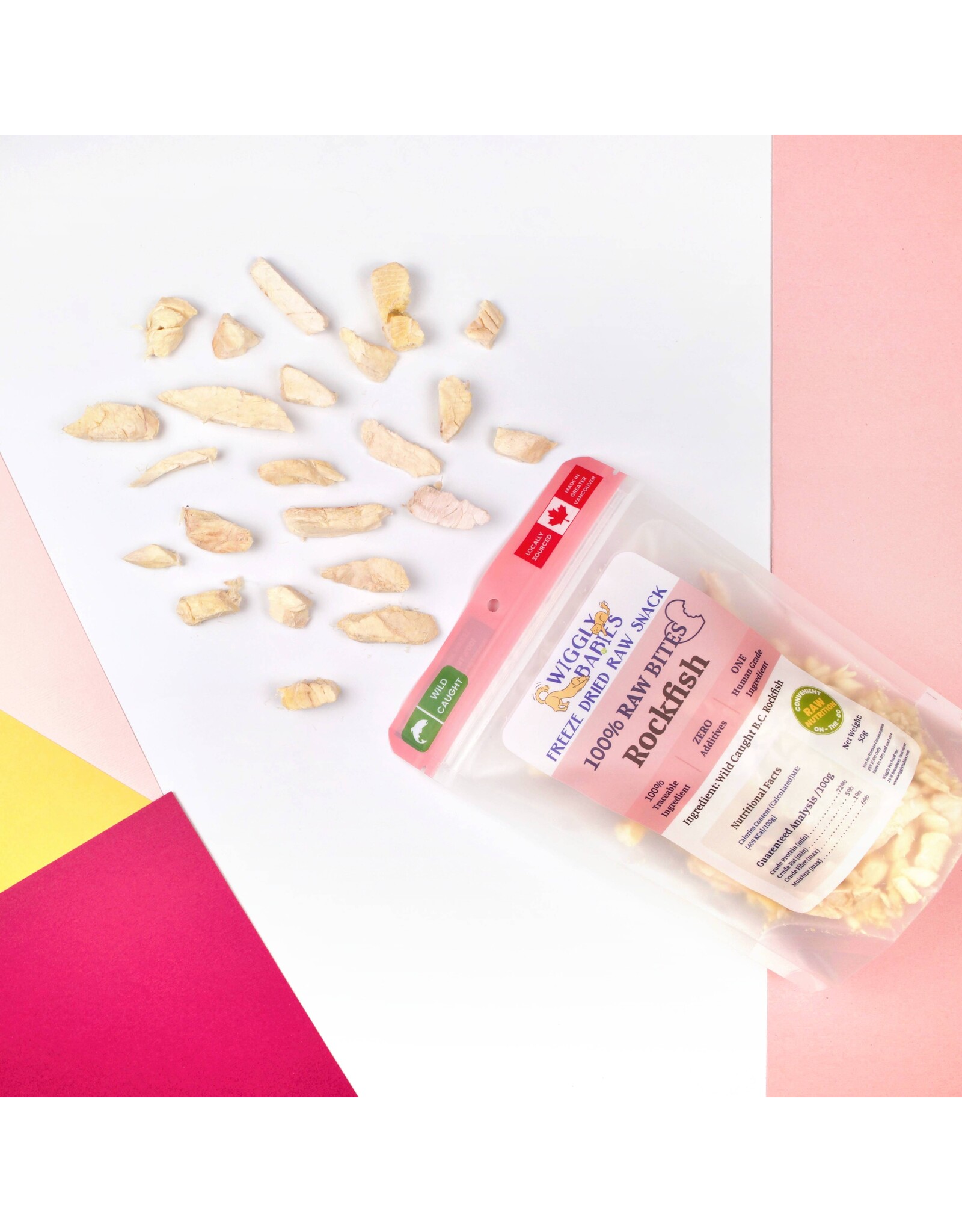 Wiggly Babies Raw Rockfish 45.4g