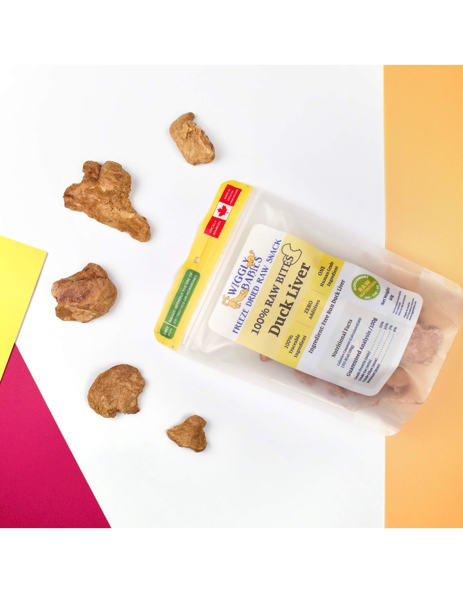 Wiggly Babies Raw Duck Liver 60g