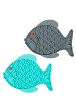 BrookBrand Pets Fish-Shaped Silicone Lick Mat