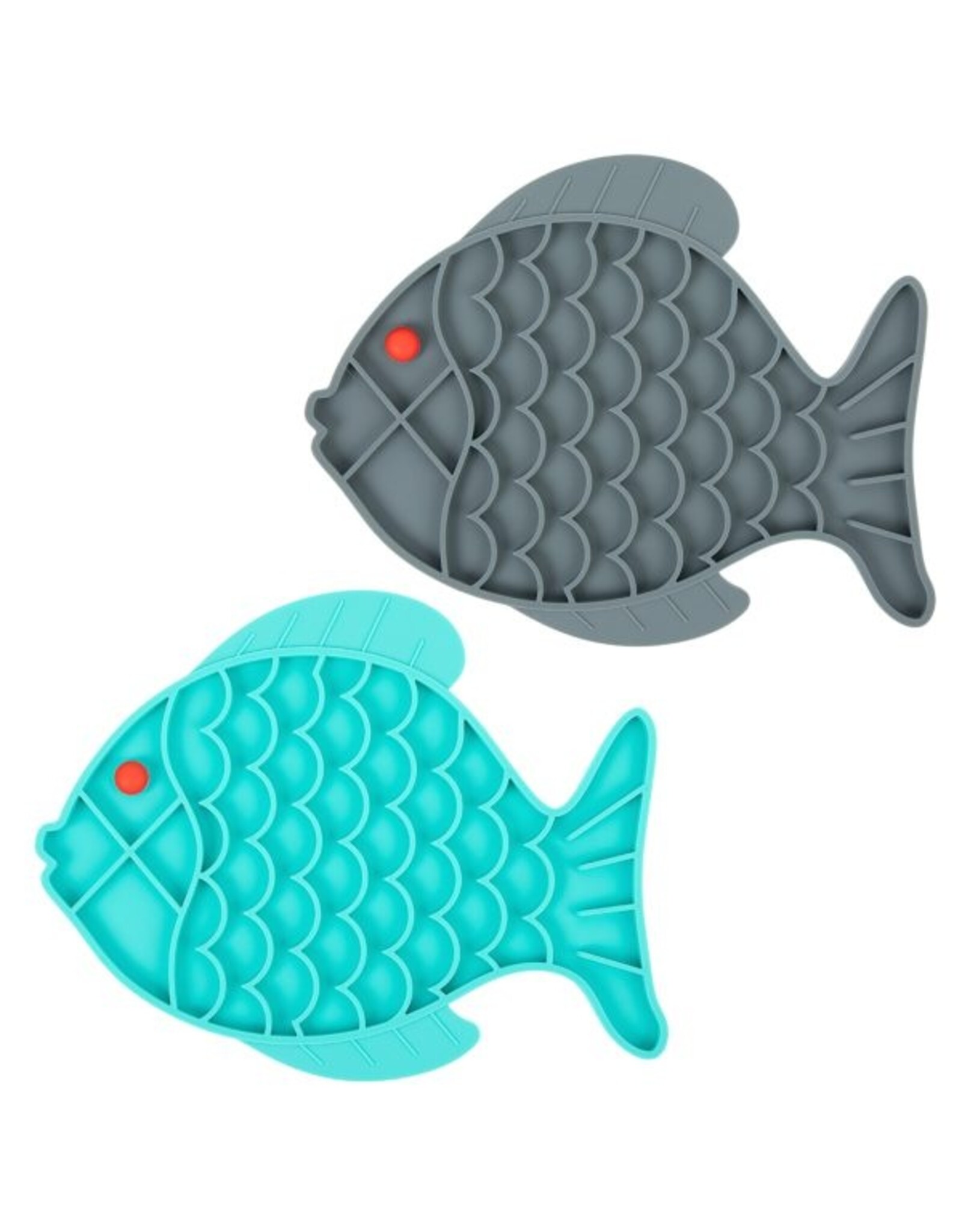 BrookBrand Pets Fish-Shaped Silicone Lick Mat