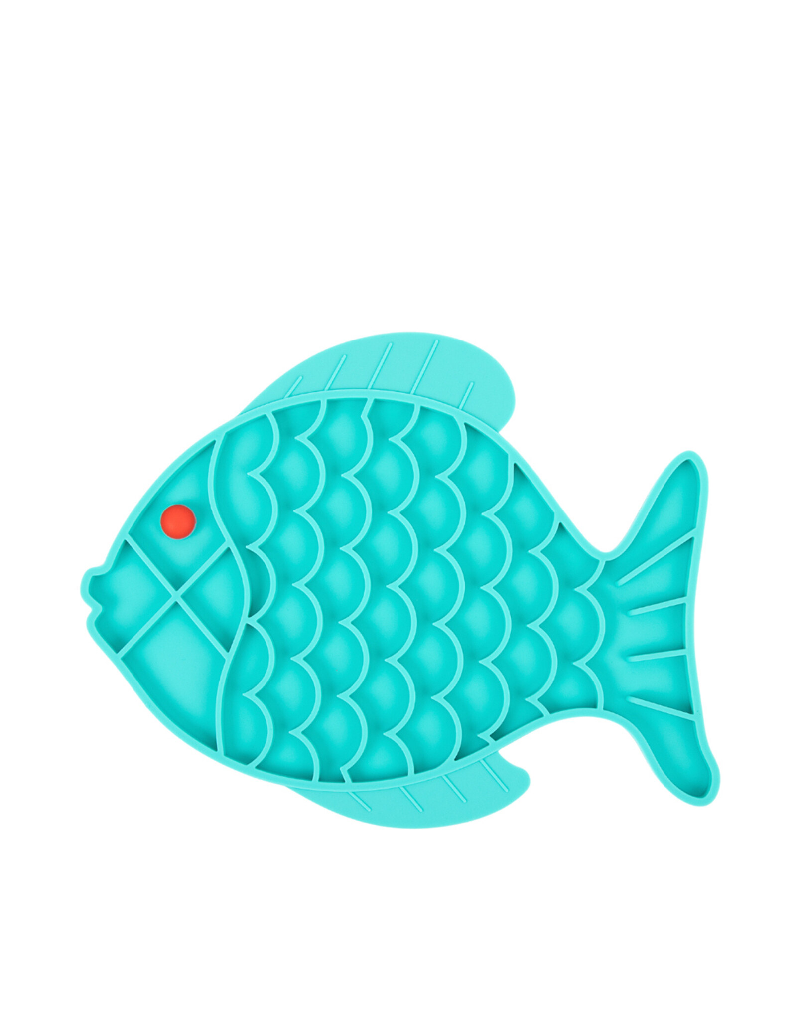 BrookBrand Pets Fish-Shaped Silicone Lick Mat