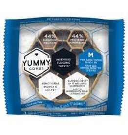Yummy Combs Dental Treat - Chicken - Wrapped - Medium