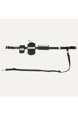 Goo-eez Waist Bungee Leash - Black & Grey