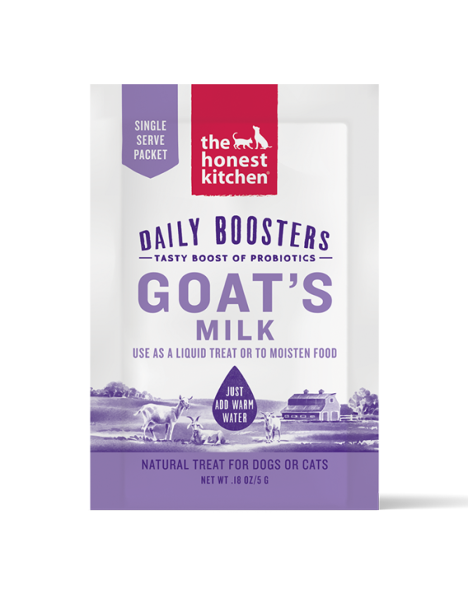 The Honest Kitchen Daily Boosters Goat's Milk Single Serve Pack 5g