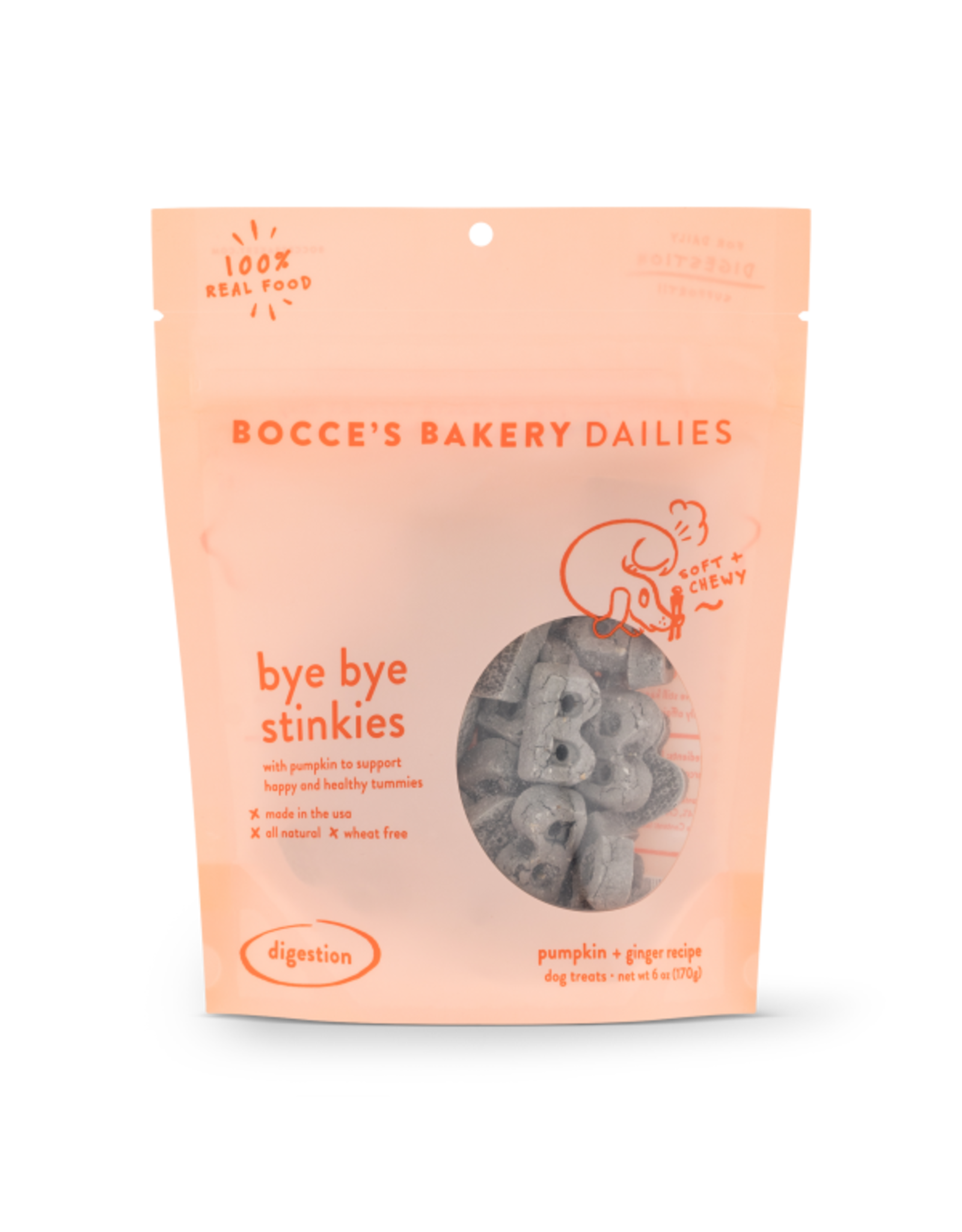 Bocce's Bakery Dog Dailies Bye Bye Stinkies 6 oz