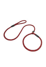 BrookBrand Pets Adjustable Rope Slide Leash - Red