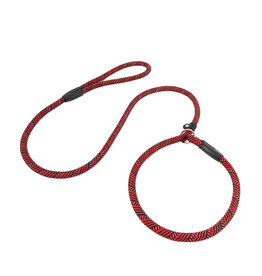 BrookBrand Pets Adjustable Rope Slide Leash - Red