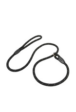 BrookBrand Pets Adjustable Rope Slide Leash - Black