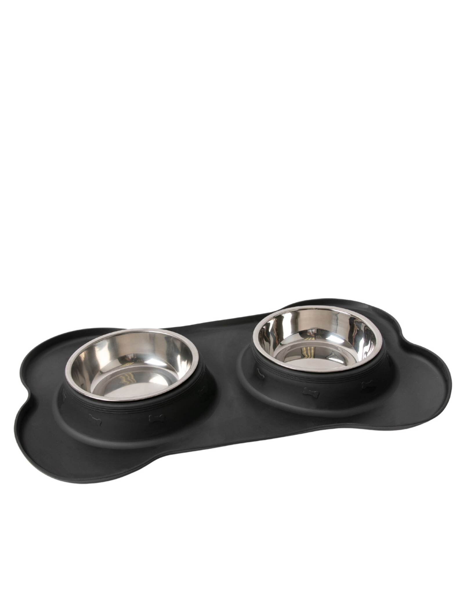 BrookBrand Pets Non-Slip Silicone Stainless Bowl Set