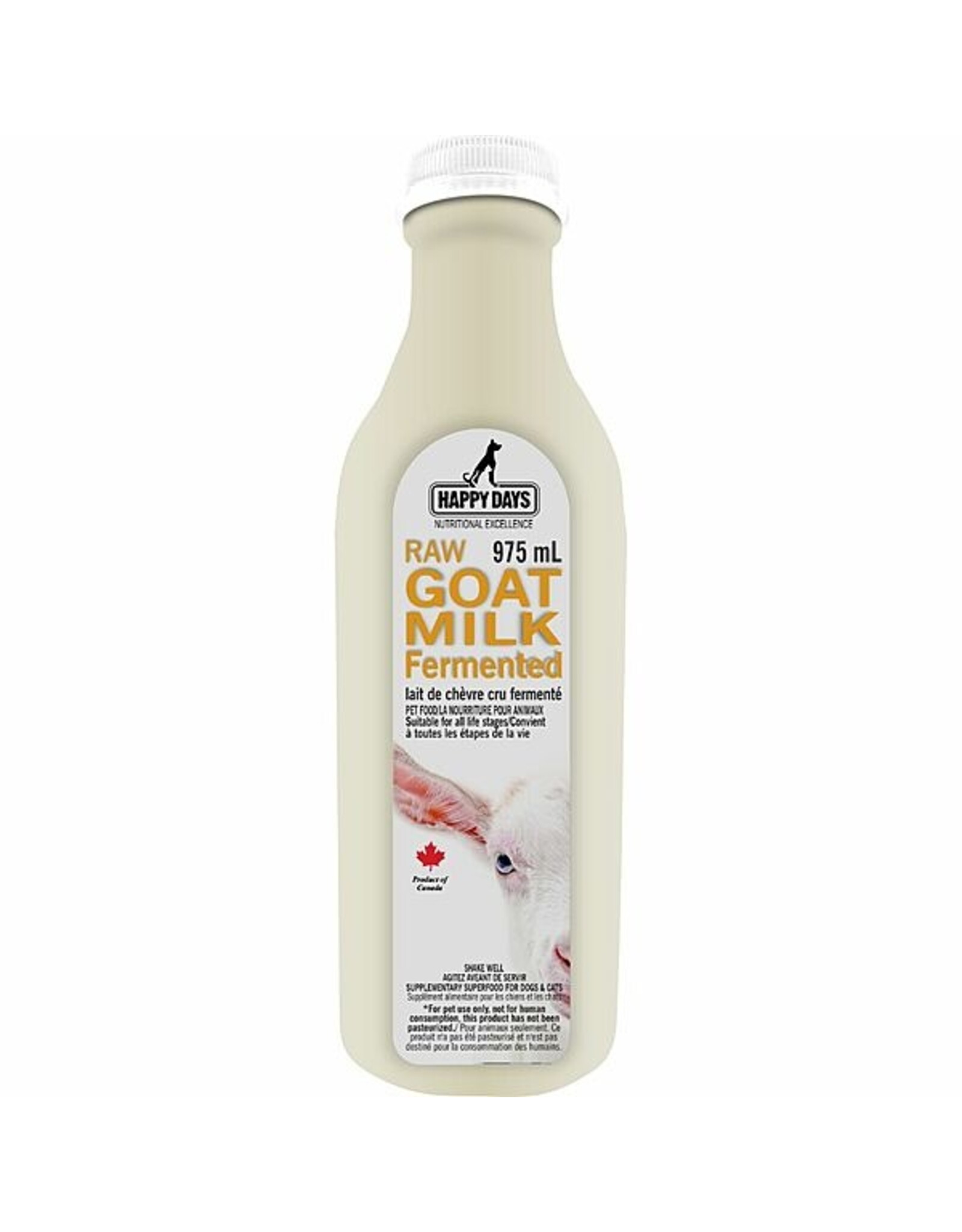 Happy Days Frozen - Raw Fermented Goat Milk 975ML