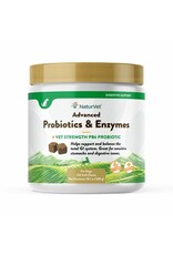 NaturVet Advanced Probiotics & Enzymes Soft Chew 120ct