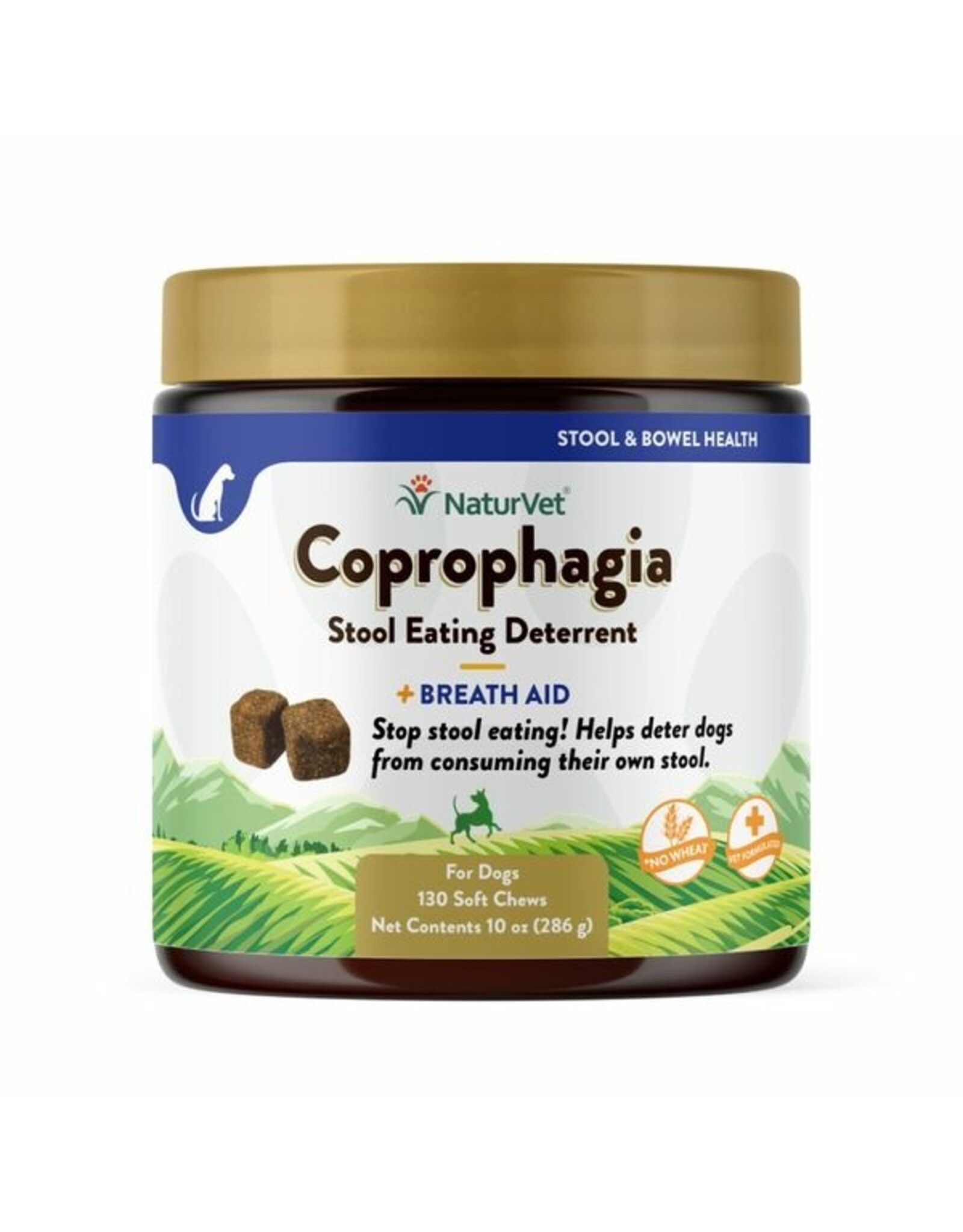 NaturVet Coprophagia Stool Eating Deterrent & Breath 130CT